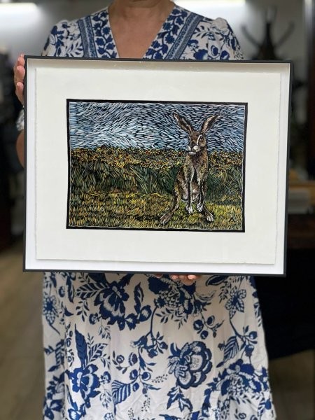 Misplaced Bunnies: Van Gogh - Wheatfield - Image 2