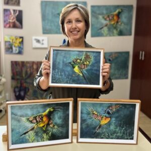 Alternative view of Birds of a Feather II Print